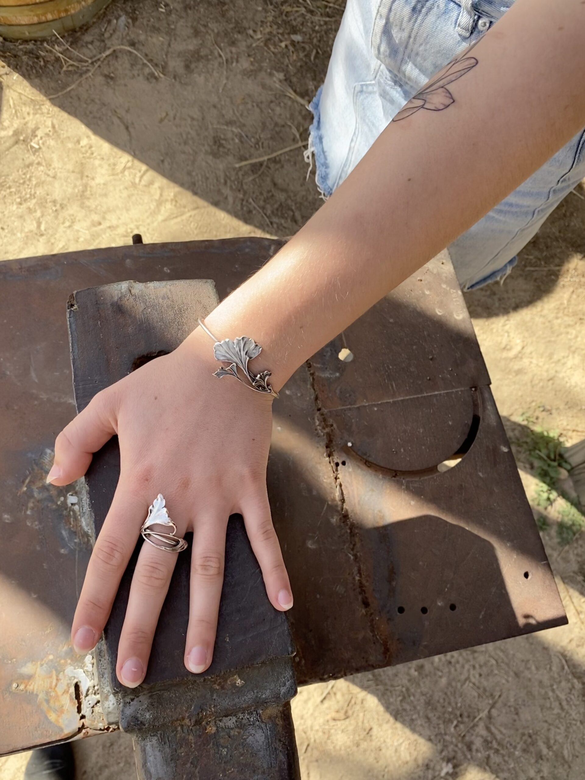 Armreif Ginkgo – Bild 2