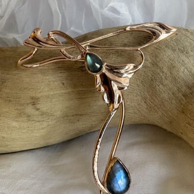 Ohrschmuck Jugendstil mit Stein