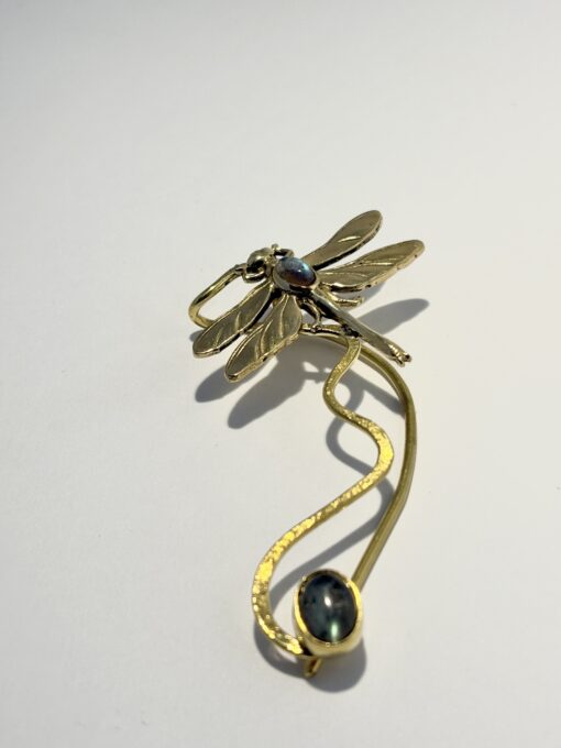 Ohrschmuck Libelle mit Stein
