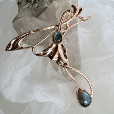 Ohrschmuck Jugendstil mit Stein